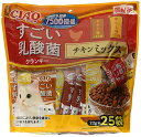 CIAO(チャオ) 猫用おやつ すごい乳酸菌クランキー チキンミックス 22g×25袋 送料無料