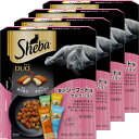 シーバ (Sheba) デュオ キャットフード 贅沢シーフード味セレクション 成猫用 200g×4個(まとめ買い) 送料無料