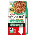チャオ (CIAO) すごい乳酸菌クランキー 本格鰹だし味 190g×4袋 送料無料