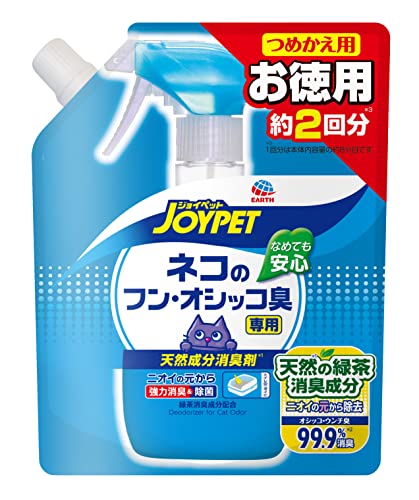 JOYPET(ジョイペット) JOYPET 天然成分消臭剤 ネコのフン・オシッコ臭専用 つめかえ用お徳用 450ml 猫 詰め替え() 送料無料