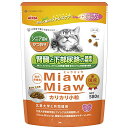 ミャウミャウ (MiawMiaw) カリカリ 小粒 腎臓と下部尿路の健康維持 580g シニア猫用 かつお味 キャットフード ドライフー 送料無料
