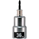 MUSTTOOL 軸交換式落下防止ソケット6角 差込6.35x対辺30mm×全長135mm RBS36-6K 19950 送料無料