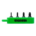 ENGINEER エンジニア ネジモグラ 極短セット 4本組 潰れた六角穴付ボルトを叩かず外せる 対辺:0.89~2.5mm DBZ-3 送料無料