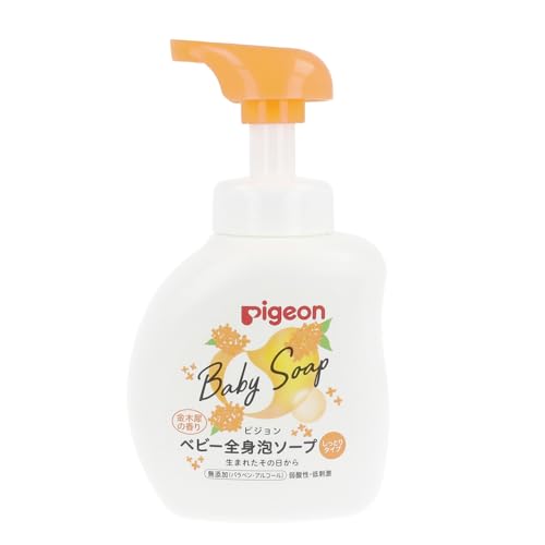 ピジョン Pigeon 全身泡ソープしっとり 金木犀の香り 500ml 送料無料 ピジョン Pigeon 全身泡ソープしっとり 金木犀の香り 500ml 送料無料
