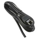 オーム(OHM)オーム電機 プラグ付き小判コード 補修用 3m HS-HT1-01 06-5346 送料無料