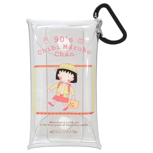 ちびまる子ちゃん クリアマルチケース S まる子 送料無料 ちびまる子ちゃん クリアマルチケース S まる子 送料無料