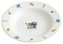 スケーター(Skater) スープ 皿 23cm 食洗機対応 NARUMI ボーンチャイナ 鳴海製陶 日本製 ディズニー ミッキー&ミニ 送料無料