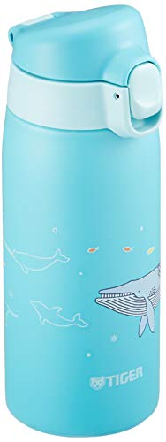 タイガー魔法瓶(TIGER) タイガー 水筒 350ml かめいち堂 マグ ステンレスボトル ワンタッチ 軽量 クジラ MCT-A035 送料無料