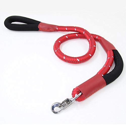 ペティオ (Petio) グランデ ダブルクッション付 リード レッド 大型犬用 20mm 送料無料