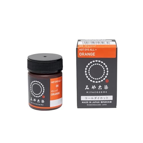 桂屋ファイングッズ(Katsuraya fine goods) みやこ染 お湯染色 コールダイホット ECO Col.4 オレンジ 送料無料