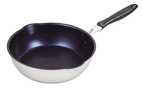 パール金属 フライパン シルバー 28cm ダイヤモンドコートIH対応 極深プレミアム HB-4723 送料無料