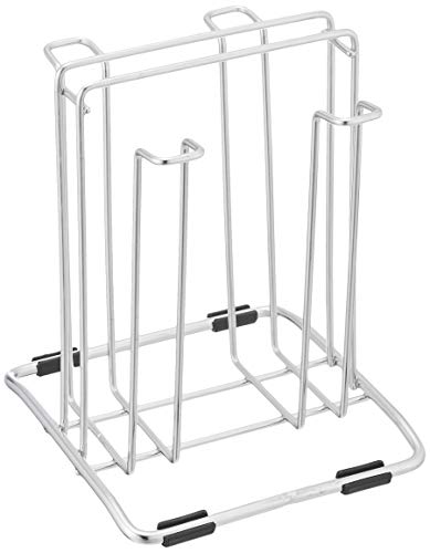 パール金属 グラススタンド ステンレス製 アットアクア HB-3948 シルバー 送料無料