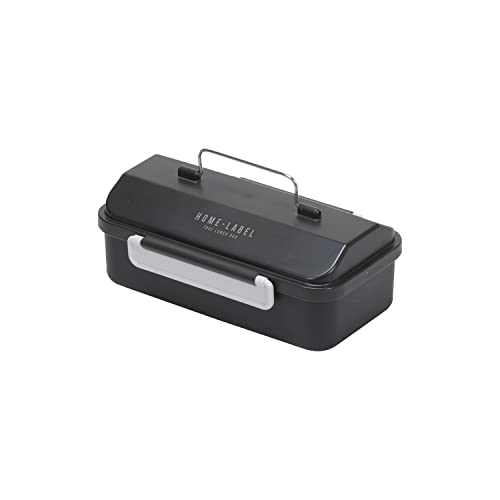 パール金属 弁当箱 ランチボックス 600ml 一段 日本製 ブラック ホームレーベル ツール D-6773 送料無料