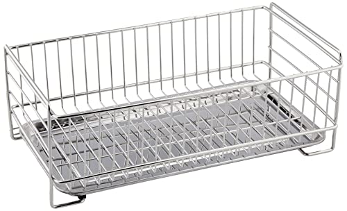 パール金属 水切りバスケット スリム ステンレス製 アットアクア HB-3937 シルバー 送料無料