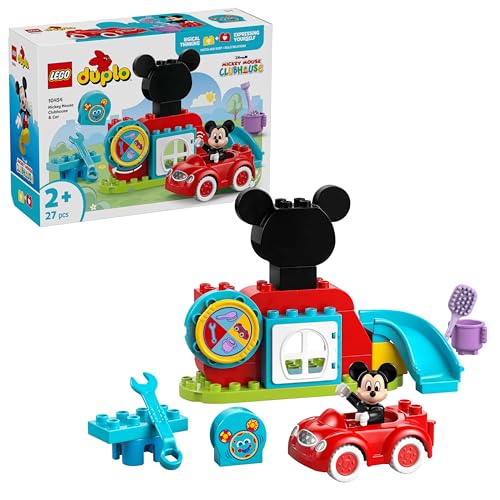 レゴ(LEGO) デュプロ ミッキーマウスのクラブハウスとくるま おもちゃ 玩具 誕生日 プレゼント ブロック 知育 男の子 女の子 子 送料無料
