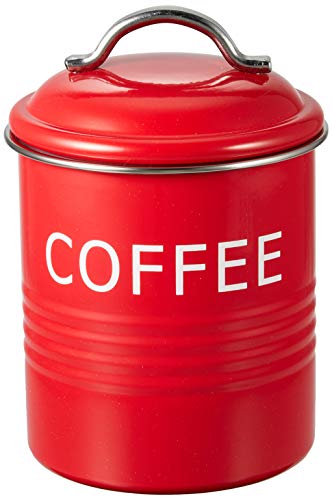 佐藤金属興業 SALUS 保存容器 バーネット キャニスター 赤 COFFEE 送料無料