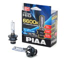 PIAA(ピア) 車用 バルブ ヘッドライト用 HIDバルブ 純正交換用 6600K 高ルーメン 2400lm D4R/D4S 共用 車 送料無料