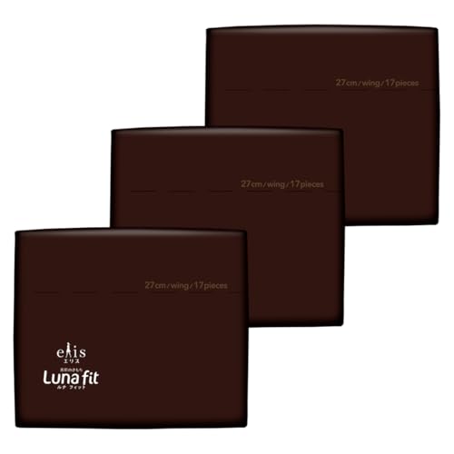 エリス 素肌のきもち ルナフィット 超スリム 羽つき27cm シンプルデザイン（特に多い昼用）51枚（17枚×3パック） 送料無料