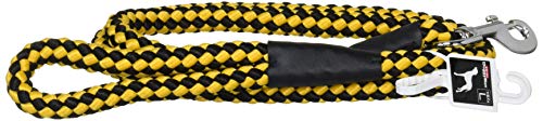 ドギーマン お散歩リード イエロー/ブラック 大型犬用 16mm 送料無料