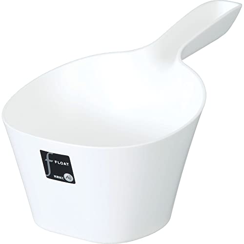 新輝合成 トンボ フロート 手桶 Ag 抗菌 乾きやすい 吊れる フック穴付 1.1L ホワイト ポリプロピレン ..