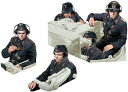 マスターボックス 1/35 ドイツ 戦車搭乗中 戦車兵5体 1944-45年 プラモデル MB35201