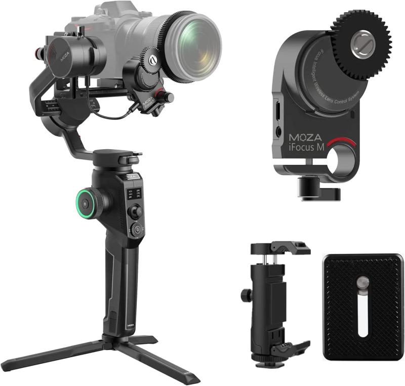 MOZA AirCross2 Pro kit 3軸ジンバル カメラスタビライザー iFocus-M付き 8つフォローモード 手ぶれ補正 一眼レフ/ミラーレスカメラ対応 簡単に調整 最大3.2kgまで負荷 12時間連続稼働 日本語マニュア