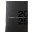 キョクトウ 手帳 2025年 2024年10月始まり FOBCOOP B6 マンスリー 黒 PBF75K25