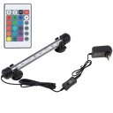 SecurityIng 水槽ライト 照明 LEDライト アクアリウムライト 水草育成 熱帯魚観賞魚 9-30LED 18-52CM 4つの照明モード 16段階ライト色調整 リモコン付き 24-60cm対応