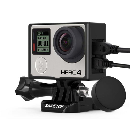 【Sametop】フレームマウント 保護ケース ゴープロ用ハウジング GoPro Hero 4 3+ 3に適用 【Sametop】フレームマウント 保護ケース ゴープロ用ハウジング GoPro Hero 4 3+ 3に適用