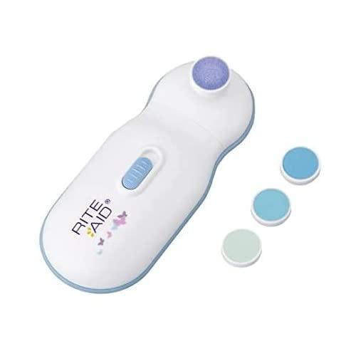Rite Aid 赤ちゃん 電動ネイルトリマー 本体セット パッド(月齢別4種類)付属 爪切り 爪磨き Rite Aid 赤ちゃん 電動ネイルトリマー 本体セット パッド(月齢別4種類)付属 爪切り 爪磨き
