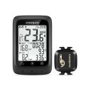 COOSPO BC107 サイクルコンピュータ GPS サイコン ワイヤレス 自転車スピードメーター Bluetooth5.0&ANT+対応 スピード/ケイデンスセンサー付き 自転車/ロードバイク用(4)