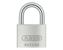 日本ロックサービス ABUS アバス南京錠 TITALIUM 64TI シルバー 40