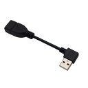 ViViSun USB2.0 延長ケーブル 左右90°L型 Aオス to Aメス 金メッキコネクタ付き 高速 480Mbpsのデータ転送同期リード(2)
