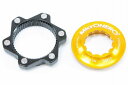 軽量26g MicrOHERO 簡単取り付け CNC アルミ合金製 6穴ローター/センターロック式ローター ディスクブレーキ ローター変換アダプター DS01