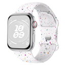 Knossen コンパチブル アップルウォッチ バンド 49mm 45mm 44mm 42mm 41mm 40mm 38mm シリコン Apple Watch バンド アップルウォッチ スポーツバンド iWatch Series Ultra2 Ultra(3)