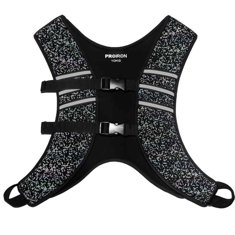 PROIRON ウエイトベスト 重り ベスト トレーニング ベスト 重り 加重ベスト 3kg 5kg 8kg 10kg 水洗い可能 超快適 夜間安全反射 おもり 筋トレ 体につける重り