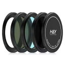 H&Y フィルターセット Sony ZV-1 Kit マグネット式 49mm ZV-1 ZV-1M2対応 レンズ保護 PL ND Nanoコーティング 薄枠 S...
