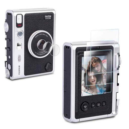 Rieibi 【3+3セット】instax mini evo 保護フィルム、mini evo スクリーン保護フィルム+レンズ保護フィルム instax mini evo强化ガラスフィルム 液晶プロジェクター 極薄 自動吸着 表面硬度9H 耐衝撃 指 Rieibi 【3+3セット】instax mini evo 保護フィルム、mini evo スクリーン保護フィルム+レンズ保護フィルム instax mini evo强化ガラスフィルム 液晶プロジェクター 極薄 自動吸着 表面硬度9H 耐衝撃 指