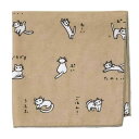 ガーゼハンカチ 日本製 綿100% 35×35cm いろは まめおシリーズ(3)