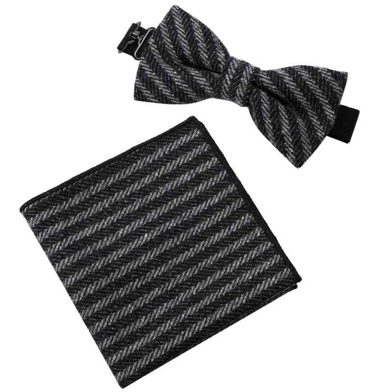 [Wedding Style] 蝶ネクタイ ＆ チーフ セット TC-0000