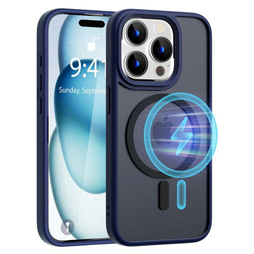 Siaincsy iPhone15 シリーズ用 ケース マグネット搭載 米軍規格 Siaincsy iPhone15 シリーズ用 ケース マグネット搭載 米軍規格