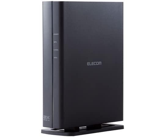 エレコム 法人向け無線LANルーター親機 11ax.ac.n.a.g.b 1201+574Mbps 有線Giga IPv6(IPoE)対応 ブラック WRC-X1800GSH-B