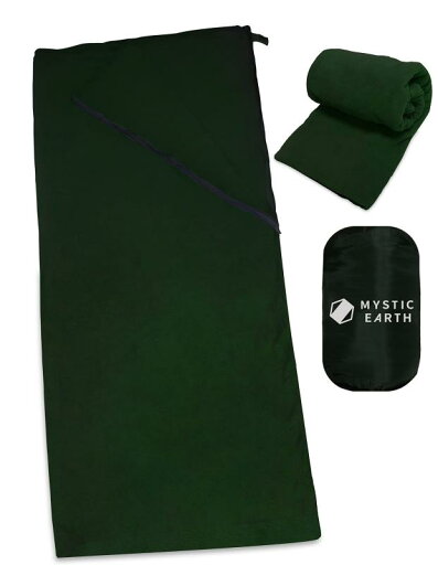 MYSTIC EARTH(ミスティックアース)寝袋 封筒型 インナーシュラフ フリース 大判 保温 山小屋 軽量 登山 テント泊 防災用品 毛布 ブランケット地震対策災害 キャンプ 外泊 多機能 膝掛け 毛布 ア MYSTIC EARTH(ミスティックアース)寝袋 封筒型 インナーシュラフ フリース 大判 保温 山小屋 軽量 登山 テント泊 防災用品 毛布 ブランケット地震対策災害 キャンプ 外泊 多機能 膝掛け 毛布 ア