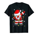 Funny Dabbing Santa Christmas - おかしいDabサンタクロースクリスマス Tシャツ(3)