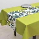 スタイルデコール(STYLE Decor) テーブルランナー・テーブルセンター (30cm×130cm) 綿100% リバーシブルタイプ ボタニカルリーフ W2...