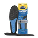 Dr. Scholl's ドクター・ショール快適性と男性のためのエネルギーワークインソール、1ペア、サイズ8-14 ブラック