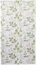 のれん ロング おしゃれ 北欧 Sunnyday Fabric オパール暖簾 リーフ 葉 グリーン 約幅85cm×丈150cm(3)
