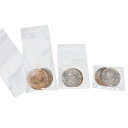 【100枚】小銭用 CPP袋 40ミクロン厚(厚口)透明 硬貨3~4枚の小分け、持ち歩きに便利【国産】(3)