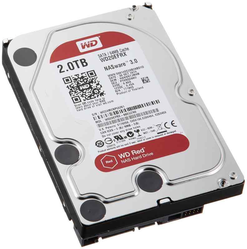 WD HDD 内蔵ハードディスク 3.5インチ 2TB WD Red NAS用