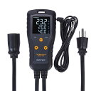 DIGITEN温度コントローラーDTC151デジタルサーモスタットアウトレットプラグイン温度コントローラー110V15A爬虫類サーモスタット温室温度コントローラー自家醸造水族館ヒーター用暖房冷却